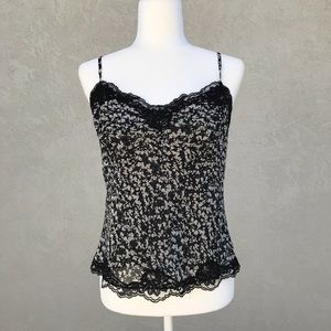 Ann Taylor black lace camisole Size 6